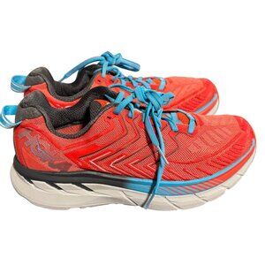 Hoka Clifton 4  Women's Size 8 Dubarry Grenadine /Light blue Road Running Shoes